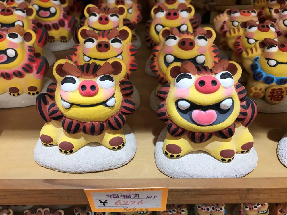 近くのシーサー専門店 家守(やもり)シーサー ペア シーサー文房具